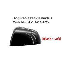(Black Left)For 1924 Tesla Model Y Exterior Mirror Housing With Abs Material And Simple Installation
