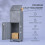 Birchtree BIRCHTREE Metal Parcel Delivery Box 50L Outdoor Lockable Post Drop Box Grey 2