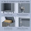 Birchtree BIRCHTREE Metal Parcel Delivery Box 50L Outdoor Lockable Post Drop Box Grey 5