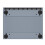 Birchtree BIRCHTREE Metal Parcel Delivery Box 50L Outdoor Lockable Post Drop Box Grey 11