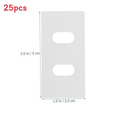 Toppa Riparazione PVC Tende Verticali Placca di Fissaggio Plastica per Living Moderno