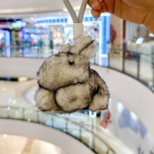 (Grey)Cute Animal Plush Pendant With Short Hair And Pp Cotton For Children Gifts Toy