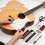 (Tortoise Shell)Material Blank Sheet Scratch Pickguard Plate For Acoustic Guitars Diy Instrument Protection 15