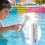(Black)Schwimmendes Pool Thermometer mit Schnur für Außen Hallenbäder Wassertemperatur 9