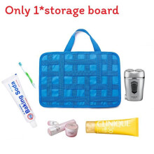 (Blue, 31x21cm) Sided Double Loft Portable Tool Kit Hard Board Case Tool Storage Organizer Bag
