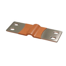 1PCS Flexible Copper Busbar Connector, 2mm Thick, 100mm Pitch for Li-Battery Pack DIY, Low Resistance Link Bar