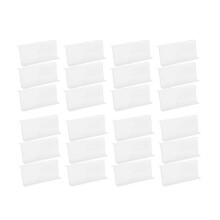 24 Pack Clear Acrylic Modular Card Risers for Display Cases , Trading Card Display Stands for Graded Cards, Sports Cards
