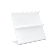 Pipette Holder Stand, Lab Linear Pipette Stand Rack Hold to 6 Pipettors Plastic Linear Micropipette Pipettor Stand