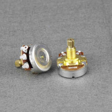 4Pcs B500K Guitar Potentiometer, Linear Taper 18mm Split Knurled Shaft Guitar Tone Volume Pot
