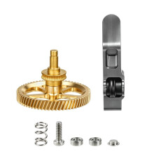 Extruder Gear Assembly Kit for A2L Extruded Brass Gear Metal Handle Assembly 3D Printers Accessories