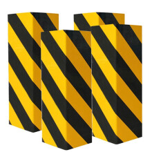 Garage Wall Protector Wall Bumper Corner Guard for Parking Lot Wall Guard, Bright Yellow&Back Reflective Warning Effect