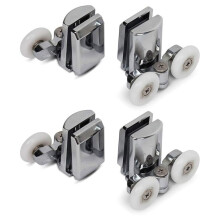 23mm Stainless Steel Shower Door Rollers - Smooth Glide Replacement Wheels for Bathroom Enclosures