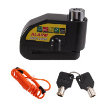 Motorcycle Alert Disc Brake Lock, Motorcycle Locks Anti-Theft Security Wheel Disc Lock Waterproof 110dB Alert Sound