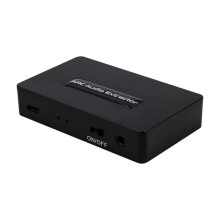 -Kompatibler ARC-Audio-Extraktor, Optischer Toslink SPDIF + 3,5-mm-Audio-Embedder, 1080p 3D HD ARC-Audio-Extraktor