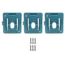 Support de Batterie Compatible avec les Batteries pour 18 V, Fixation Murale Adaptée Aux Modèles BL1860, BL1850, BL1840 et BL1830 (Lot de 3)