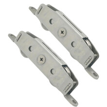 2pcs 1-1/4 Inch Stainless Steel Sliding Door Roller - Patio Glass Track Wheel for Smooth & Quiet Operation