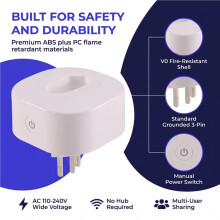 LSPA10 Tuya WiFi Plug 16A Brazil Standard Socket APP Remote Voice Control Outlet No Power Monitoring BR Plug