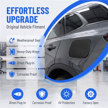 Fuel Filler Door Cover Fuel Tank Outer Lid 69510-R4000 69510R4000 for Sportage NQ5 2022-2026