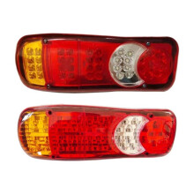 2Pcs 46LED Trailer Lights Taillights Caravan Stop Brake Light 24V LED Truck Rear Tail Light Car Lorry Signal Lamp