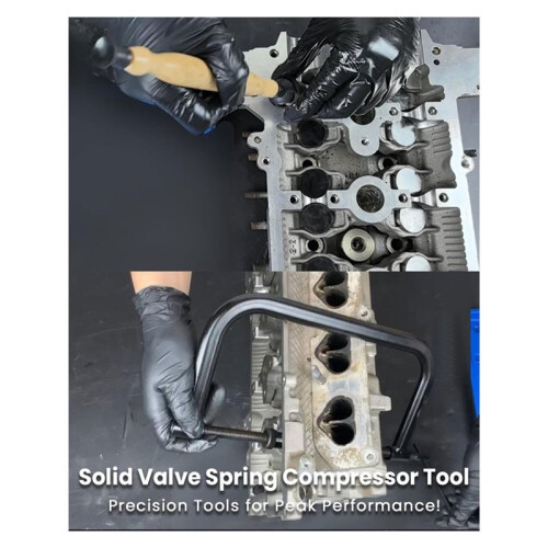 Valve Spring Compressor C-Clamp Kit, Valve Lapping Tool Set for Small Engine Repair