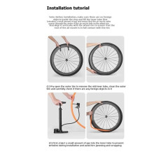 Cámara de Aire para Bicicleta de Montaña, Versión Ultraligera, Cámara de Aire de TPU Ultraligera, 45 mm, Válvula Francesa, Cámara de Ciclismo A