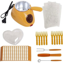 Casserole à Chocolat, Appareil de Chauffage Électrique pour Chocolat, Outils pour Chocolat, Machine à Chocolat et Bonbons, Prise Américaine
