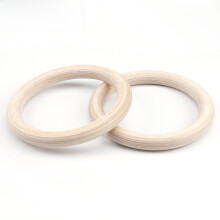 (32mm )Anneaux de fitness bouleau anneau d'entraînement gymnastique neuf exercice en bois fitness anneaux de gymnastique exercice