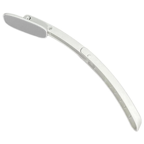 Long Handled Lotion Applicator for Back, Foldable Sunscreen Back Applicator with Soft Brush Grey