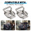 2pcs Lugs Shoulder Strap Adapter Clips for Mamiya 645 Pro/Pro TL/Super Camera Strap Clasp 5