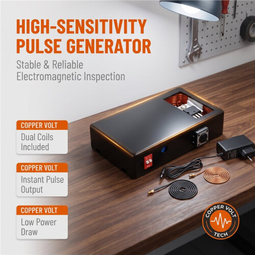 Magnet Electromagnetic Coil, Portable for Industrial Engineering Detection Lab and DIY Project,1Kit EU Plug 1