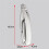 Long Handled Lotion Applicator for Back, Foldable Sunscreen Back Applicator with Soft Brush Grey 7