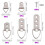 415pcs Hidden Double-Sided Picture Frame Hangers Kit - Wall Mount Hooks for Art, Mirrors, Decor 5