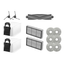 Komplettes Zubehörset für Den für Mova P10 Pro Ultra Gen2 Staubsauger - Hauptbürste, Seitenbürsten, Filter, Beutel und Wischpads