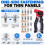 60Pcs Button Rivet Locking Nuts Set with Install Tool, M4/M5/M6 Zinc Plated Steel, Rust-Resistant for Industry 2