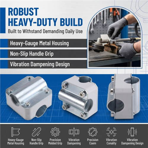 Handle Grip Mount for FS120 Trimmer - Aluminum & Plastic Housing for Secure Handle Attachment 2