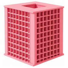 Organizador de Mesa para Miçangas com 240 Compartimentos, Suporte de Plástico para Armazenamento de Miçangas com Base Giratória, Compacto para