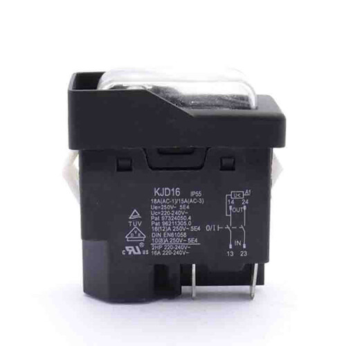 KJD16 Electromagnetic  Emergency Stop Undervoltage Protection for Power Tools - 4-Pin Industrial Control 2
