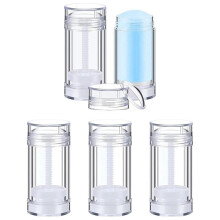 5 Stuks Lege Deodorantverpakkingen van 75 Ml, Navulbare Draaibare Tubes voor Zelfgemaakte Deodorant, Lippenbalsem en Lotion