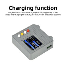 TV607 Digital Voltage and Resistance Tester 5V 1.77-Inch TFT Color Screen AC 4-Wire Method Electronic Load Tester A