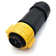 IP67 2+1+5Pin Electric Motorcycle Lithium Battery Connector Waterproof M25 E-Bike Charging Power Plug Socket