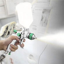 HVLP Gravity Feed Air Paint Spray Gun Kit 4 Nozzles 1.4mm 1.7mm 2.0mm 2.5mm