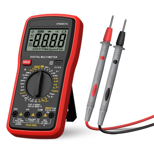 HT9205A Pro Digital Multimeter - High Accuracy Auto-Ranging for Electrical Testing & DIY Projects