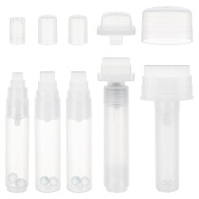 5pcs DIY Empty Paint Pens Set Refillable Acrylic Paint Markers 5 Tip Sizes for Art, Crafts, Graffiti, Calligraphy