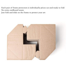 120pcs Adjustable Frame Corner Protectors - Cardboard Paper Guards for 1/1.5/2.1 Inch Photo Frames, Albums & Crafts