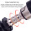 8 Pack Spring Loaded Magnet Screwdriver Bit Holder,Shank Extension Bit with Strong Magnet for Drill,Electric Screwdriver 2