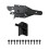Self Locking Gate Catch for Secure Pool, Yard, and Garden - Heavy Duty Steel Construction 1