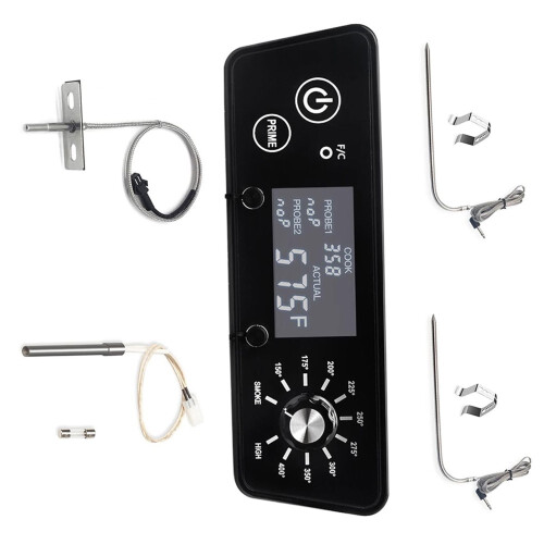 LCD Controller for Pit Boss 3/4/5 Series Vertical Pellet Grills - Replacement Control Board with Display 2