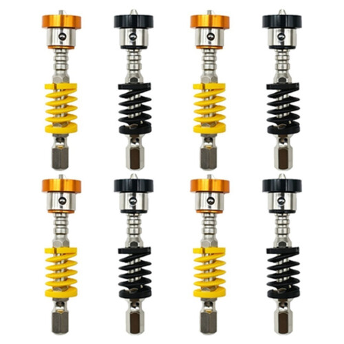 8 Pack Spring Loaded Magnet Screwdriver Bit Holder,Shank Extension Bit with Strong Magnet for Drill,Electric Screwdriver