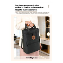 Two-Bottle Wine Tote Bag, Wear-Resistant Portable Insulated Wine Bottle Storage Pouch, Large Capacity & Leakproof