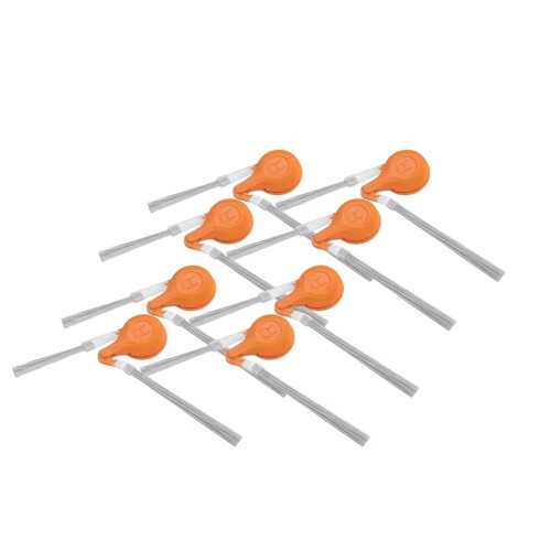 8PCS Side Brushes for  Flow 2 Robot Vacuum Accessories